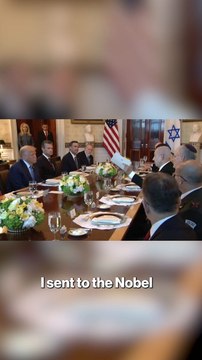 Netanyahu nominates Trump for Nobel Peace Prize