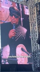 Stevie Wonder claps back at people who doubt his blindness