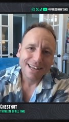 Hot dog eating champion Joey Chestnut reveals if retirement is on the horizon