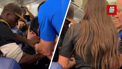 Unruly woman causes chaotic scene on flight from NYC to Kansas City