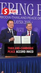 Thai, Cambodia leaders sign expanded ceasefire deal with Trump present