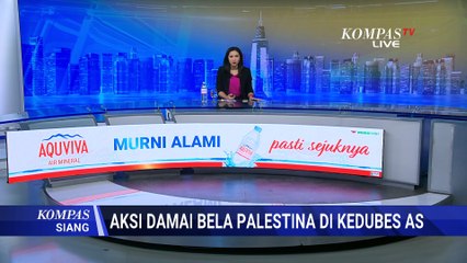 Aksi Damai Bertajuk 'Harapan Palestina' di Depan Kedubes AS, Bersuara Lewat Musik | KOMPAS SIANG