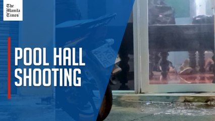 Police forces outside pool hall in Ecuador where five shot dead