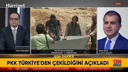 AK Parti Sözcüsü Ömer Çelik: PKK'nın kararı Terörsüz Türkiye'nin somut sonucu