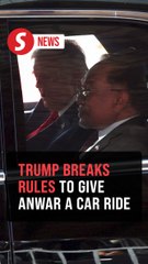 Anwar to Trump: You break rules to give me a ride on the Beast