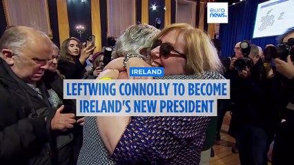 Independent leftwing candidate Catherine Connolly wins Irish presidential elections