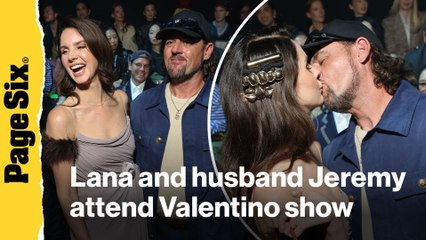 Lana Del Rey and husband Jeremy Dufrene turn heads during Paris Fashion Week