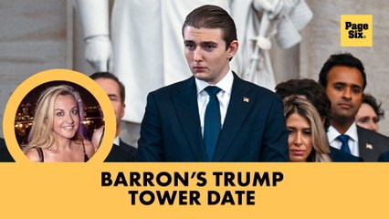 Barron Trump shut down a whole floor of Trump Tower for a date