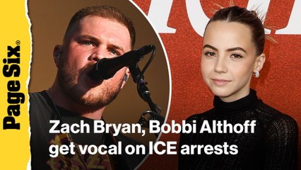 Singer Zach Bryan and podcaster Bobbi Althoff get vocal on ICE arrests