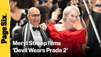 Meryl Streep films 'Devil Wears Prada 2' fashion week scene