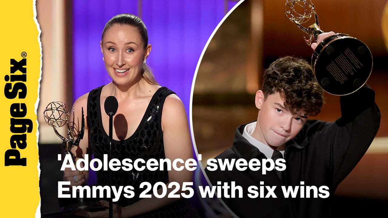 'Adolescence' sweeps Emmys 2025 with six wins and star Owen Cooper, 15, makes history