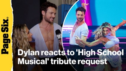 Dylan Efron reacts to fan request for a 'High School Musical' tribute on 'Dancing With the Stars'