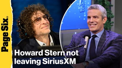 Howard Stern 'can't leave' SiriusXM — Andy Cohen not taking over
