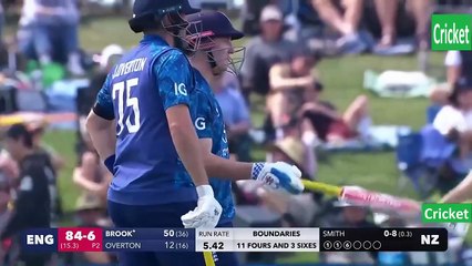 New Zealand vs England 1st ODI 2025 Highlights 🏏