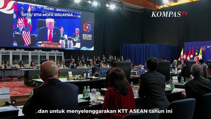 [FULL Terjemahan] Trump Puji Prabowo di KTT ASEAN: Terima Kasih Sahabat Saya
