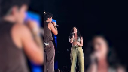 Exes Joe Jonas and Demi Lovato reunite for 'Camp Rock' performance