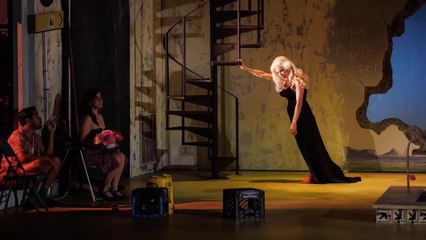 Liam Neeson and son Daniel cheer on Pamela Anderson at her final 'Camino Real' show