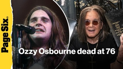 Black Sabbath singer Ozzy Osbourne dead at 76