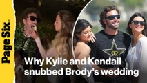 Jenner family drama — Why Kylie and Kendall snubbed Brody's wedding