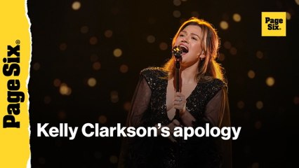 Watch Kelly Clarkson's apology for canceling Vegas shows: 'We can't help our bodies'