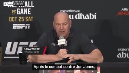 UFC 321 - White espère un nouveau duel Gane vs. Aspinall "aussi vite que possible"