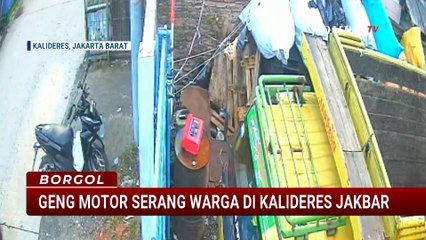 Rekaman Detik-Detik Geng Motor Serang Pemuda di Kalideres, Motor Dirampas! | BORGOL