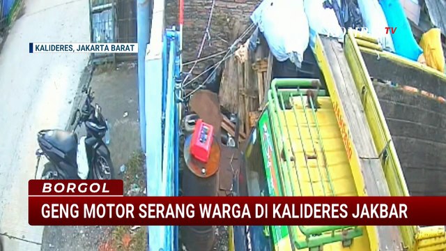 Rekaman Detik-Detik Geng Motor Serang Pemuda di Kalideres, Motor Dirampas! | BORGOL