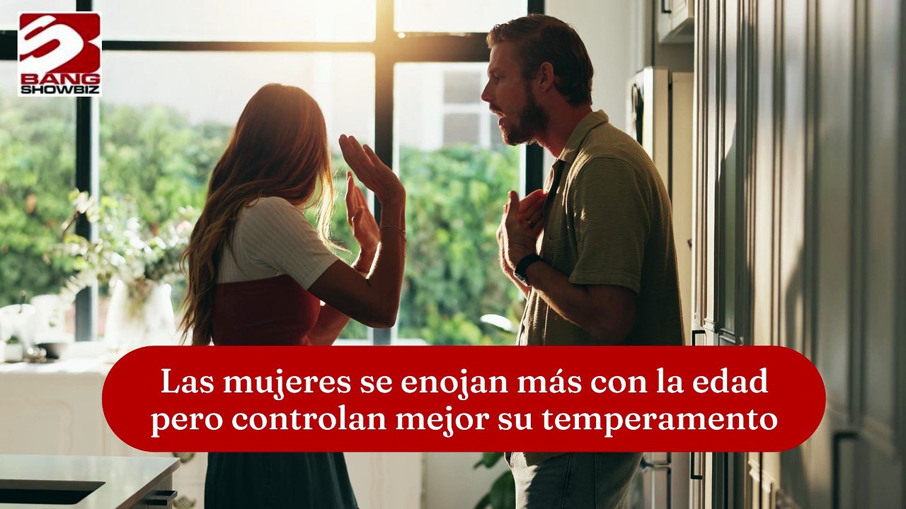 Las mujeres se enojan más con la edad, pero controlan mejor su temperamento