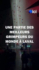 Une partie des meilleurs grimpeurs et grimpeuses du monde à Laval