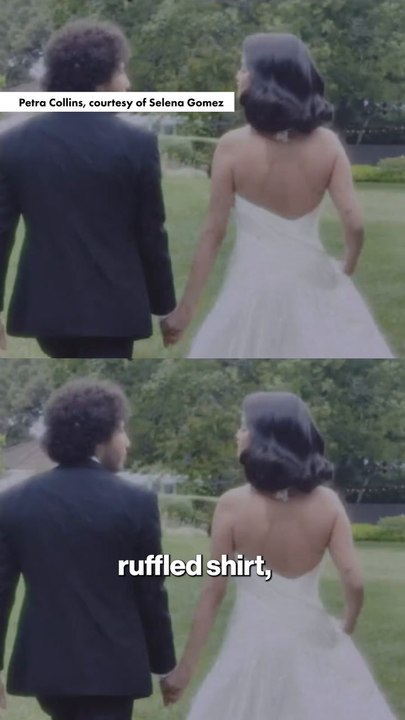 A closer look at Selena Gomez’s two Ralph Lauren dresses from Benny Blanco wedding