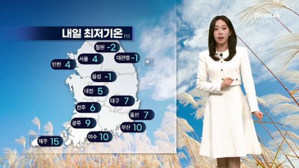 [날씨]10월에 한파특보…곳곳 영하권 초겨울 날씨