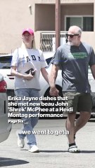 Erika Jayne dishes that she met new beau John 'Shrek' McPhee at a Heidi Montag performance