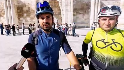 MS hastası adam bisikletle iller arası yolculuk yaparak hayata tutunuyor