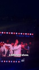 Ayo Edibiri, Clairo, do Charli XCX apple dance at Sabrina Carpenter's show