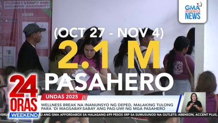 PITX sees early influx of Undas travelers amid school wellness break | 24 Oras Weekend