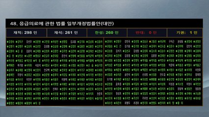 여야 '응급실 뺑뺑이 방지법' 등 법안 70여 건 처리 / YTN