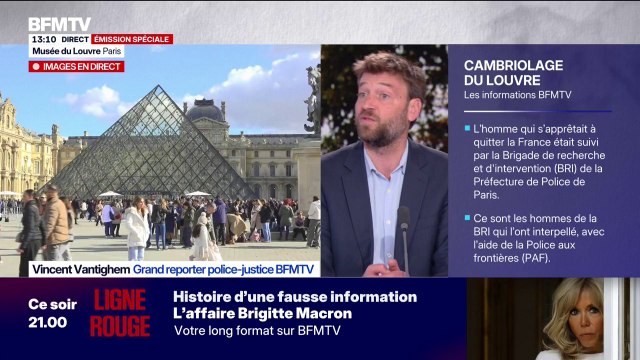 Cambriolage au Louvre: le suspect interpellé à Roissy-Charles-de-Gaulle était suivi par la BRI