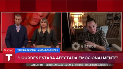 El aterrador relato de Valeria Gastaldi sobre los maltratos que sufrió Lowrdez Fernández por parte de su novio