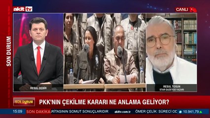Star Gazetesi Yazarı Resul Tosun: PKK'nın çekilme kararı ne anlama geliyor?