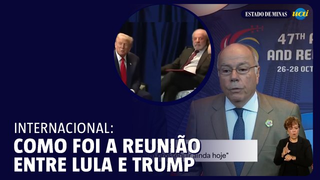 Mauro Vieira fala sobre reunião entre Lula e Trump