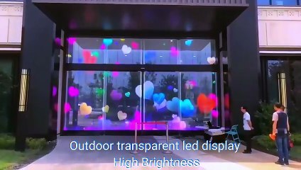 Uhled Transparent Led Film Transparent Glass Led Screen Display (1)