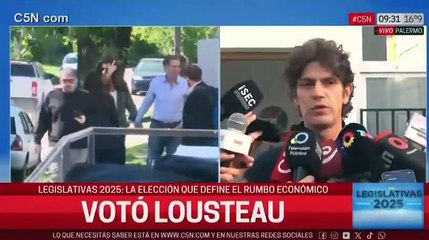 Votó Martín Lousteau