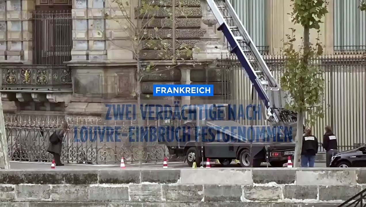 Louvre-Raubüberfall: Zwei Verdächtige festgenommen
