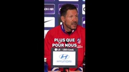 Atlético - Simeone sur le Clasico : "Pour les arbitres, c'est la m****"