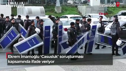 Ekrem İmamoğlu "Casusluk" soruşturmasında ifade veriyor