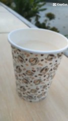 drinking coffee while looking at the beautiful view