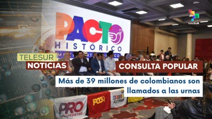 Colombianos eligen al candidato por el partido Pacto Histórico
