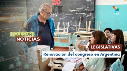 Argentinos acuden a las urnas para los comicios legislativos