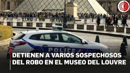 Detienen a varios sospechosos del robo en el Museo del Louvre