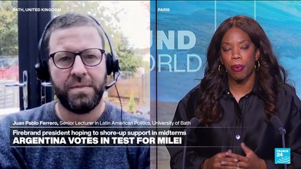 Argentinians vote in midterm elections seen as key test for Milei